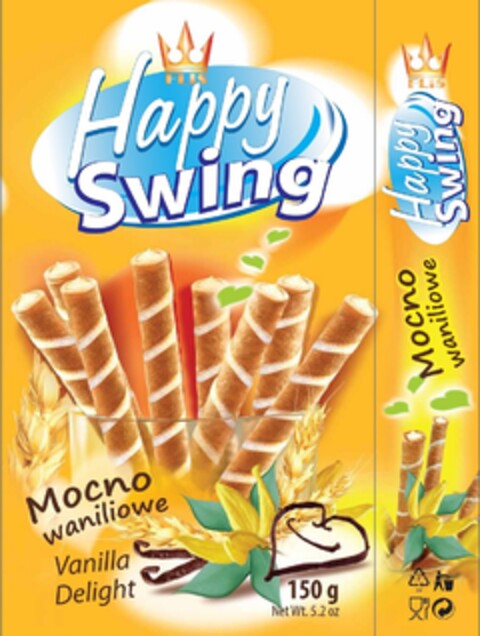 Flis Happy Swing Mocno waniliowe Vanilla Delight Logo (EUIPO, 08/10/2015)