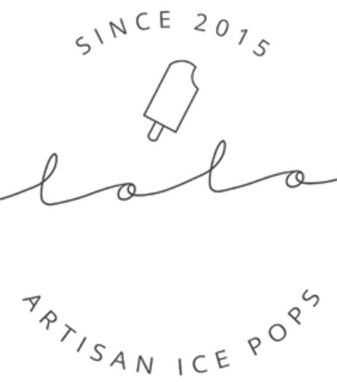 Since 2015 Lolo Artisan Ice Pops Logo (EUIPO, 28.07.2015)