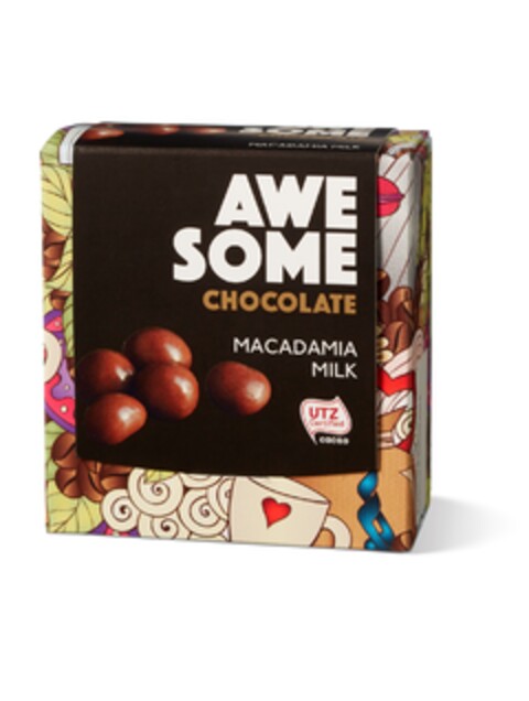 AWE SOME CHOCOLATE MACADAMIA MILK Logo (EUIPO, 20.03.2018)