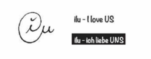 ilu - I love US    ilu - ich liebe UNS Logo (EUIPO, 07/31/2018)