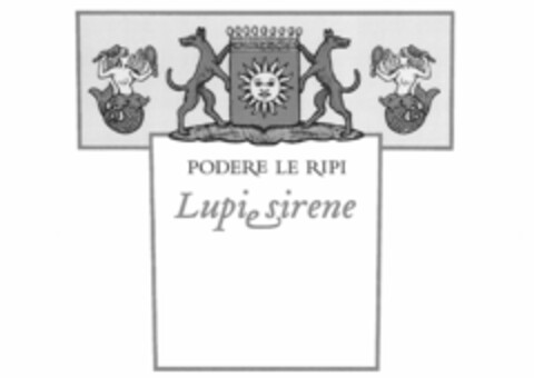 PODERE LE RIPI LUPI E SIRENE Logo (EUIPO, 09/13/2018)