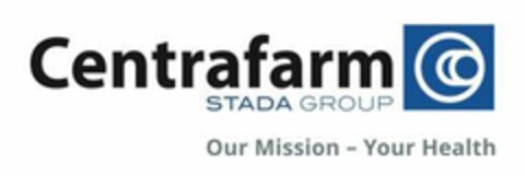 Centrafarm STADA GROUP Our Mission - Your Health Logo (EUIPO, 17.05.2019)