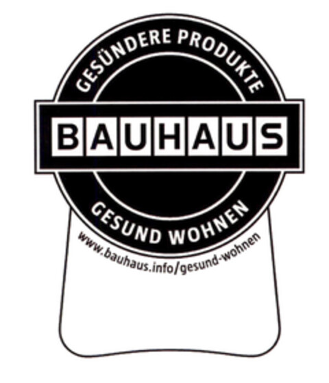 GESÜNDERE PRODUKTE BAUHAUS GESUND WOHNEN Logo (EUIPO, 26.08.2020)