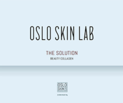 OSLO SKIN LAB THE SOLUTION BEAUTY COLLAGEN Logo (EUIPO, 11.09.2020)