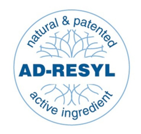 AD-RESYL natural & patented active ingredient Logo (EUIPO, 29.10.2020)