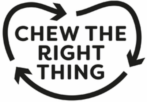CHEW THE RIGHT THING Logo (EUIPO, 20.08.2021)