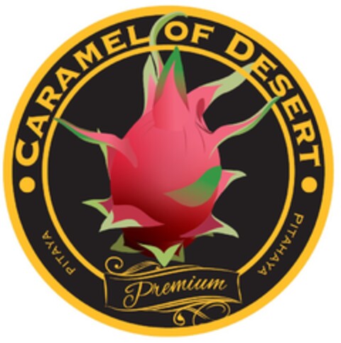 CARAMEL OF DESERT PITAHAYA PREMIUM PITAYA Logo (EUIPO, 24.05.2022)