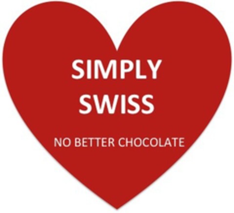 SIMPLY SWISS NO BETTER CHOCOLATE Logo (EUIPO, 25.11.2022)