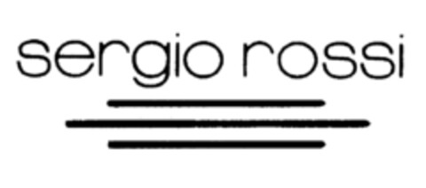 sergio rossi Logo (EUIPO, 23.07.1998)