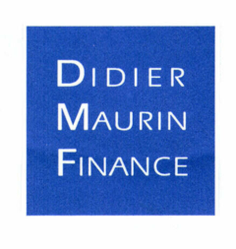 DIDIER MAURIN FINANCE Logo (EUIPO, 06.11.2000)