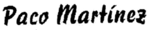 Paco Martínez Logo (EUIPO, 12/10/2001)