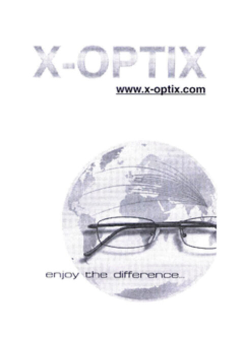 X-OPTIK www.x-optix.com enjoy the difference Logo (EUIPO, 10/30/2003)