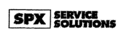 SPX SERVICE SOLUTIONS Logo (EUIPO, 06.10.2004)