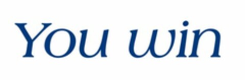 You win Logo (EUIPO, 16.03.2007)