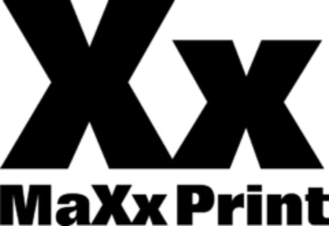 Xx MaXx Print Logo (EUIPO, 08/27/2008)