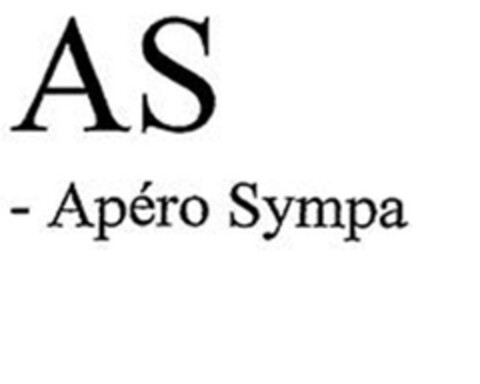 AS - Apéro Sympa Logo (EUIPO, 01/29/2009)