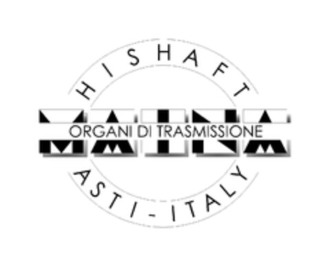 MAINA ORGANI DI TRASMISSIONE HISHAFT ASTI - ITALY Logo (EUIPO, 05.03.2009)