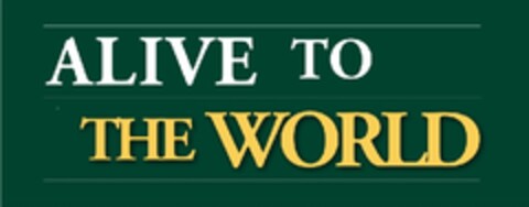 alive to the world Logo (EUIPO, 02/10/2011)