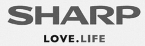 SHARP 
LOVE.LIFE Logo (EUIPO, 27.03.2013)