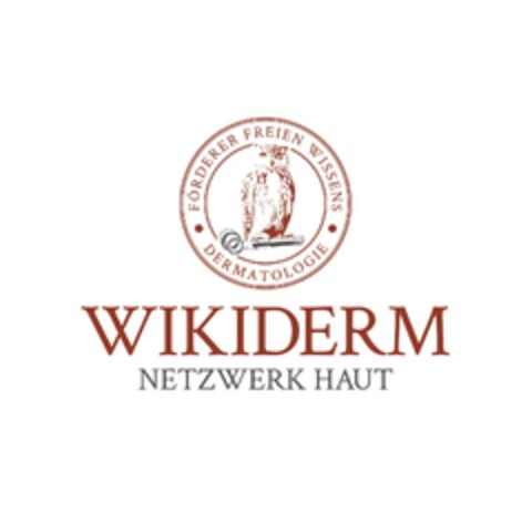 FÖRDERER FREIEN WISSENS DERMATOLOGIE WIKIDERM NETZWERK HAUT Logo (EUIPO, 11/23/2016)