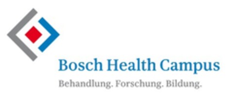 Bosch Health Campus Behandlung. Forschung. Bildung. Logo (EUIPO, 11.02.2019)