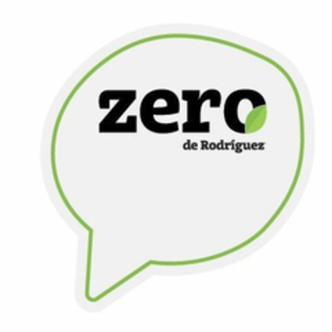 ZERO DE RODRIGUEZ Logo (EUIPO, 17.05.2019)