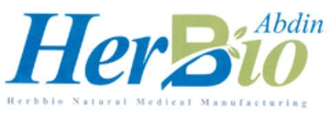 HerBBio Abdin Herbbio Natural Medical Manufacturing Logo (EUIPO, 18.07.2019)