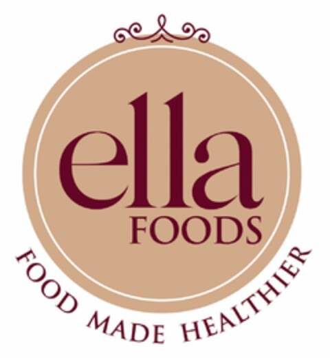 ella FOODS FOOD MADE HEALTHIER Logo (EUIPO, 06.09.2021)