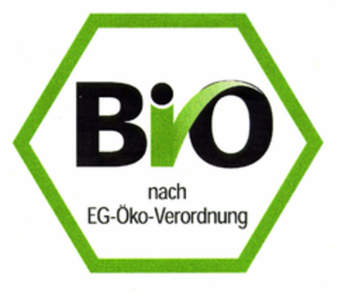 Bio nach EG-Öko-Verordnung Logo (EUIPO, 08.08.2001)