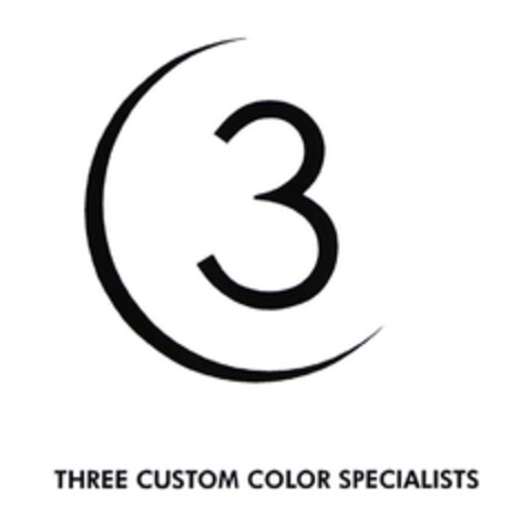 C3 THREE CUSTOM COLOR SPECIALISTS Logo (EUIPO, 05.03.2003)