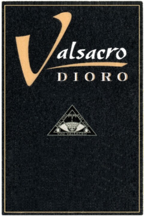 VALSACRO DIORO Logo (EUIPO, 13.02.2004)