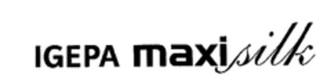 IGEPA maxisilk Logo (EUIPO, 06/18/2004)