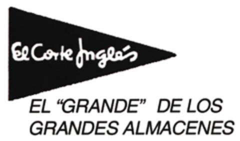 El Corte Inglés EL "GRANDE" DE LOS GRANDES ALMACENES Logo (EUIPO, 11/24/2005)