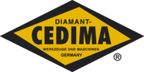 DIAMANT-CEDIMA WERKZEUGE UND MASCHINEN GERMANY Logo (EUIPO, 25.01.2007)