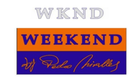 WKND WEEKEND by Pedro Miralles Logo (EUIPO, 18.03.2008)