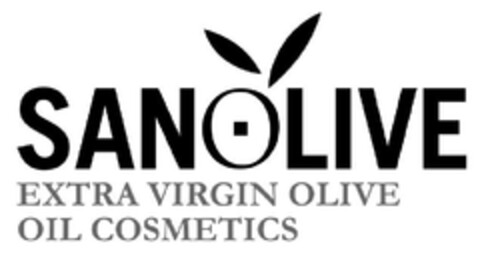 SANOLIVE EXTRA VIRGIN OLIVE OIL COSMETICS Logo (EUIPO, 12/15/2008)