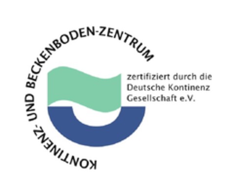 Kontinenz- und Beckenboden-Zentrum zertifiziert durch die Deutsche Kontinenzgesellschaft e.V. Logo (EUIPO, 31.03.2009)