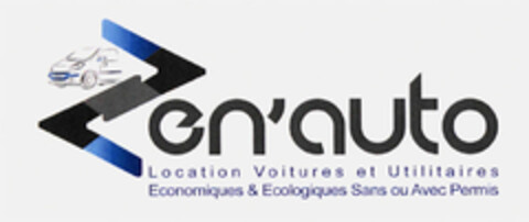 Zen'Auto, location voitures et utilitaires, Economiques et Ecologiques, sans ou avec permis Logo (EUIPO, 18.05.2010)