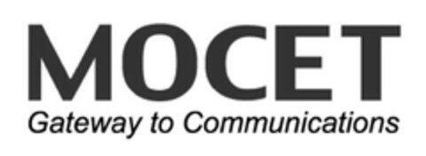 MOCET Gateway to Communications Logo (EUIPO, 07/22/2010)