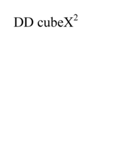 DD cubeX2 Logo (EUIPO, 01/27/2015)