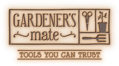 GARDENER'S mate TOOLS YOU CAN TRUST Logo (EUIPO, 18.08.2015)