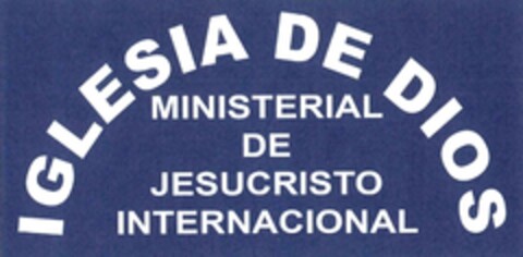 IGLESIA DE DIOS MINISTERIAL DE JESUCRISTO INTERNACIONAL Logo (EUIPO, 26.01.2016)