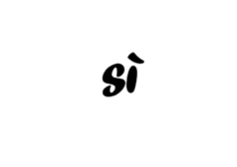 Sì Logo (EUIPO, 08/30/2016)