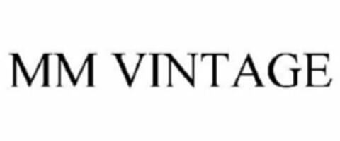 MM VINTAGE Logo (EUIPO, 12.01.2017)