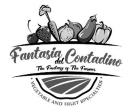 FANTASIA DEL CONTADINO THE FANTASY OF THE FARMER VEGETABLE AND FRUIT SPECIALTIES Logo (EUIPO, 09.09.2019)