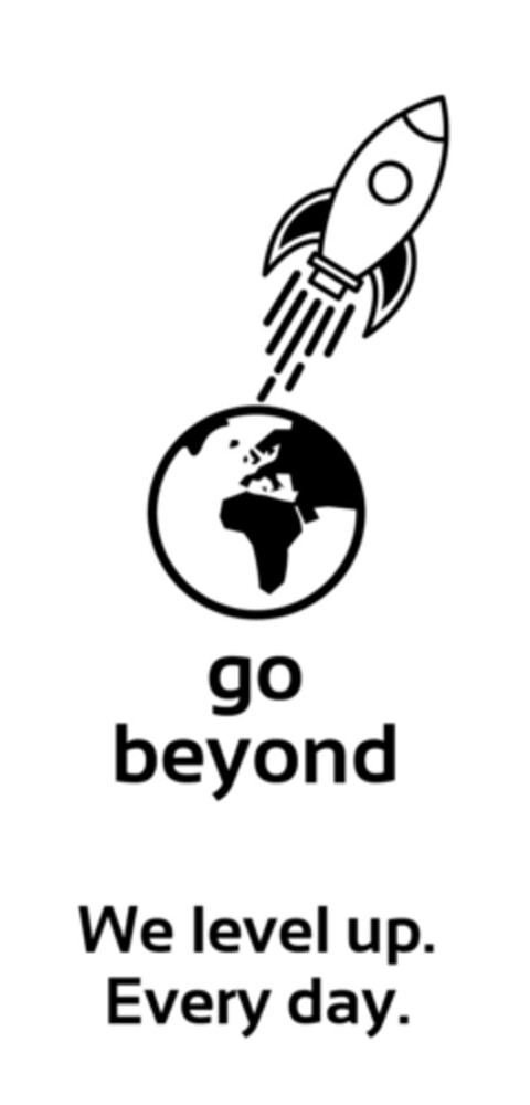 go beyond We level up. Every day. Logo (EUIPO, 14.10.2019)