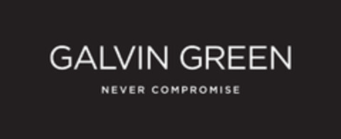 GALVIN GREEN NEVER COMPROMISE Logo (EUIPO, 31.05.2022)