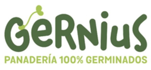 GERNIUS PANADERÍA 100 % GERMINADOS Logo (EUIPO, 03/24/2023)