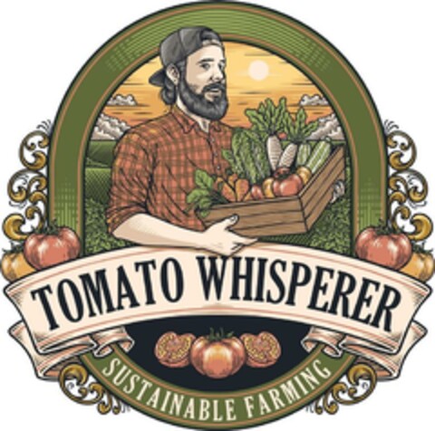 TOMATO WHISPERER SUSTAINABLE FARMING Logo (EUIPO, 29.03.2023)