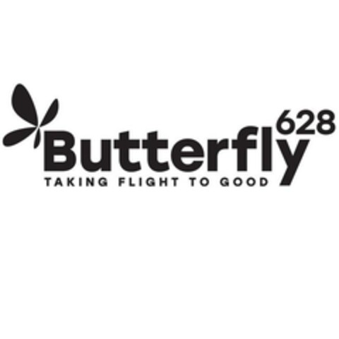 Butterfly TAKING FLIGHT TO GOOD 628 Logo (EUIPO, 17.08.2023)